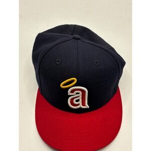 New Era Cooperstown Collection Los Angeles Angels Baseball Cap Size 7 1/2
